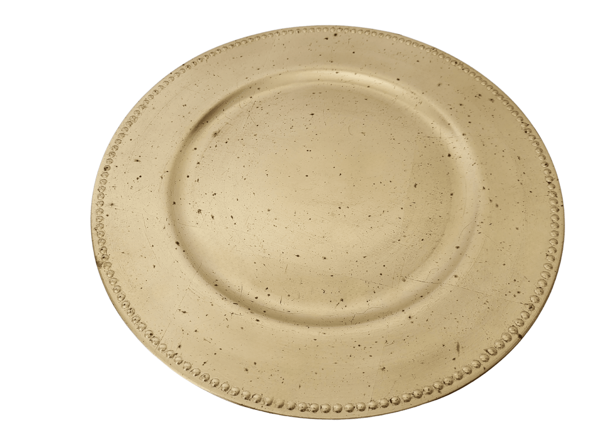 Charger Plate Gold GC PARTY HIRE