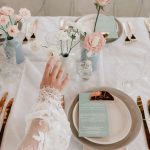 Cutlery - Main Knife (Rose Gold) with transparent Glasses