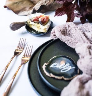 Crockery - Plates Dark Speckled